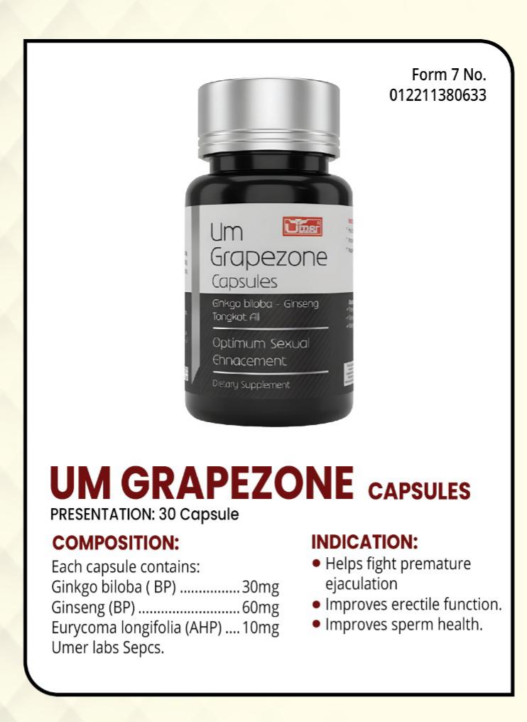 UM GRAPEZONE – 30 Capsules